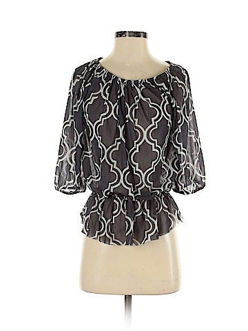 New York & Company 3/4 Sleeve Top (view 1)