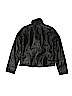 Abercrombie & Fitch 100% Polyamide Black Faux Leather Jacket Size 13 - 14 - photo 2