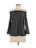 Ann Taylor LOFT 100% Cotton Gray 3/4 Sleeve Top Size M - photo 1