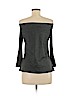 Ann Taylor LOFT 100% Cotton Gray 3/4 Sleeve Top Size M - photo 2