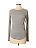 Vince. 100% Cotton Gray Long Sleeve T-Shirt Size M - photo 1