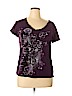 Lavish 100% Cotton Purple Short Sleeve T-Shirt Size 2X - photo 1
