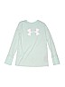 Under Armour 100% Polyester Teal Active T-Shirt Size L (youth) - photo 1
