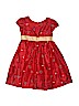 George 100% Cotton Solid Red Special Occasion Dress Size 5T - photo 1