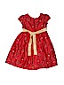George 100% Cotton Solid Red Special Occasion Dress Size 5T - photo 2