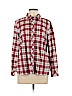 Talbots 100% Cotton Red Long Sleeve Button-Down Shirt Size M (petite) - photo 1