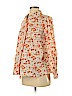 Liz Lange Maternity 100% Cotton Orange Long Sleeve Button-Down Shirt Size M - photo 1