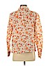 Liz Lange Maternity 100% Cotton Orange Long Sleeve Button-Down Shirt Size M - photo 2