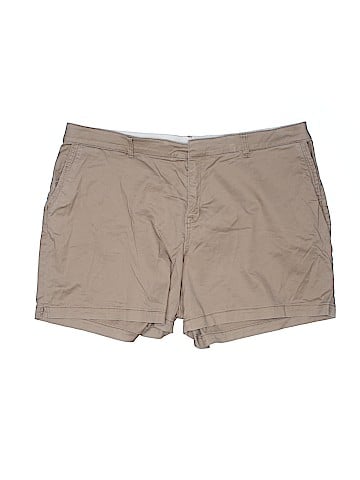 Lane Bryant Khaki Shorts (view 1)