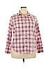 Lands' End 100% Cotton Pink Long Sleeve Button-Down Shirt Size 18 (petite) - photo 1