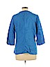 Coldwater Creek 100% Linen Blue 3/4 Sleeve Top Size L (petite) - photo 2
