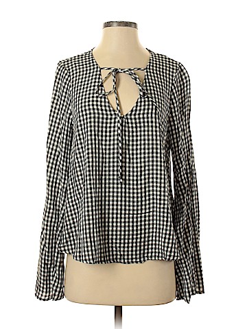 Mossimo Supply Co. Long Sleeve Blouse (view 1)