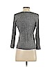 Laura Ashley Silver 3/4 Sleeve Silk Top Size S (petite) - photo 2