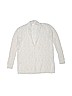 Cat & Jack 100% Cotton Solid Ivory Cardigan Size 7 - 8 - photo 1
