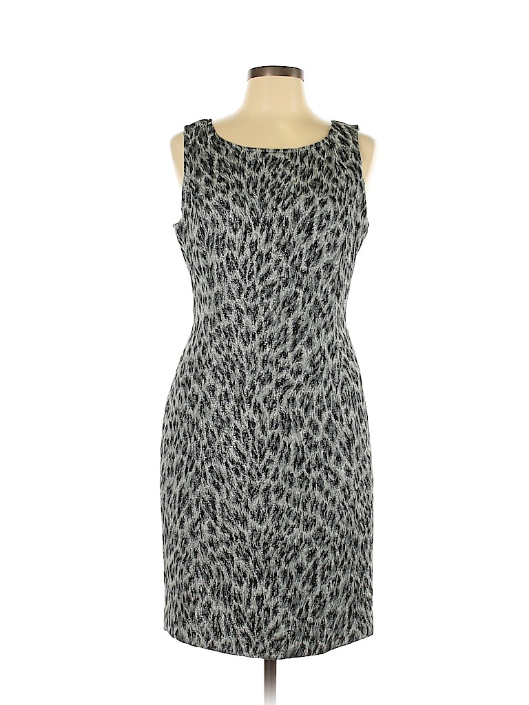 Spiegel Animal Print Gray Casual Dress Size 12 - 71% Off 