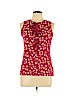 Lauren by Ralph Lauren 100% Cotton Red Sleeveless Top Size L (petite) - photo 1