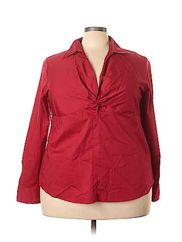 Lane Bryant Long Sleeve Blouse (view 1)