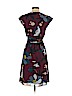 Ann Taylor LOFT 100% Polyester Burgundy Casual Dress Size XS (petite) - photo 2