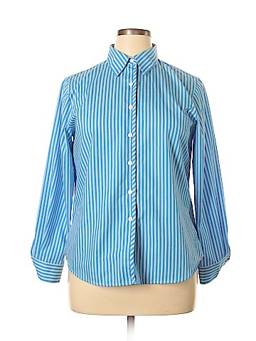 Foxcroft Long Sleeve Button-Down Shirt (view 1)