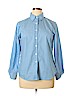 Foxcroft Blue Long Sleeve Button-Down Shirt Size 14 (petite) - photo 1