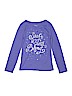 Gap Kids 100% Cotton Graphic Purple Long Sleeve T-Shirt Size M (youth) - photo 1