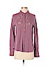 Free People 100% Cotton Purple Long Sleeve Button-Down Shirt Size S - photo 1