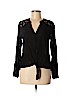 Johnny Was 100% Rayon Black Long Sleeve Top Size XS - photo 1