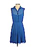 American Eagle Outfitters 100% Polyester Blue Casual Dress Size S (petite) - photo 1