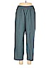 Coldwater Creek Teal Linen Pants Size L (petite) - photo 1