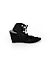 Schutz 100% Leather Black Wedges Size 8 - photo 1