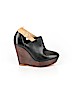 Loeffler Randall 100% Leather Black Wedges Size 8 - photo 1
