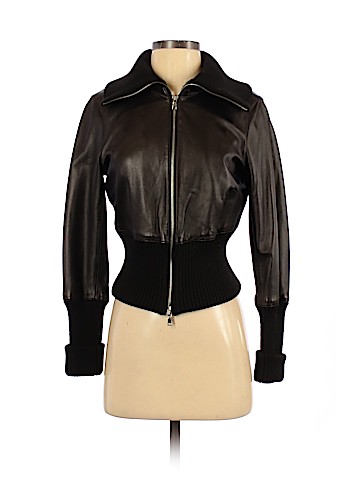Laundry by Shelli Segal Leather Jacket (view 1)