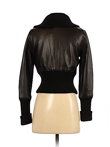 Laundry by Shelli Segal Leather Jacket (view 2)