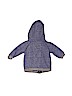 Splendid 100% Polyester Solid Blue Zip Up Hoodie Size 3-6 mo - photo 2