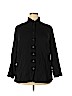 Eddie Bauer 100% Tencel Lyocell Black Long Sleeve Blouse Size 2X - photo 1