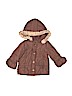 Juicy Couture 100% Polyester Solid Brown Zip Up Hoodie 18-24 MO / 24 MO - photo 1