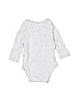 Baby Gap 100% Cotton Stripes Gray Long Sleeve Onesie Size 3-6 mo - photo 2