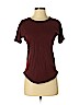 Madewell 100% Cotton Burgundy Short Sleeve T-Shirt Size XS - photo 1