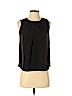 Jones New York Collection 100% Polyester Black Sleeveless Blouse Size 2 (petite) - photo 1