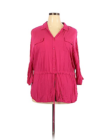 Zac & Rachel 3/4 Sleeve Button-Down Shirt (view 1)