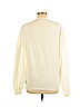 Burberry 100% Cotton White Pullover Sweater Size L - photo 2