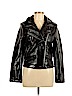 Shrimps Black Faux Leather Jacket Size 10 - photo 1