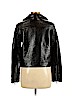 Shrimps Black Faux Leather Jacket Size 10 - photo 2