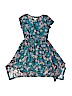 Xhilaration 100% Polyester Blue Dress Size 7 - 8 - photo 1