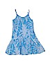 Gap Kids 100% Cotton Tropical Blue Dress Size 6 - 7 - photo 1