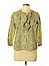 Talbots 100% Cotton Green 3/4 Sleeve Top Size 8 (petite) - photo 1