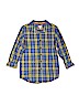 Cat & Jack 100% Cotton Blue Long Sleeve Button-Down Shirt Size L (kids) - photo 1