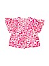 Crewcuts Print Pink Short Sleeve Blouse Size 5 - photo 1