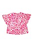 Crewcuts Print Pink Short Sleeve Blouse Size 5 - photo 2