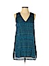 Vince. Blue Sleeveless Blouse Size S - photo 1